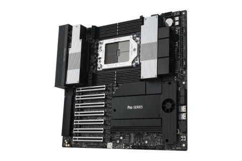 ASUS Płyta główna Asus Pro WS WRX90E-SAGE SE 1x sTR5 AMD ryzen Threadripper PRO 7000 SoC (8x DIMM, 4x SATA, 2x SlimSAS, 4xM.2, 2x10Gb