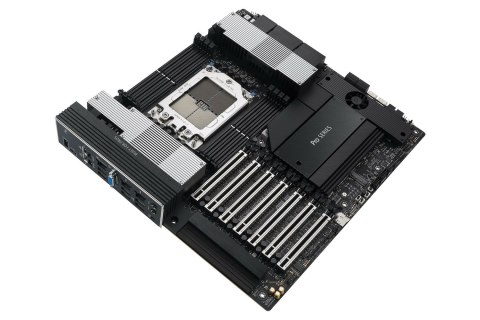 ASUS Płyta główna Asus Pro WS WRX90E-SAGE SE 1x sTR5 AMD ryzen Threadripper PRO 7000 SoC (8x DIMM, 4x SATA, 2x SlimSAS, 4xM.2, 2x10Gb