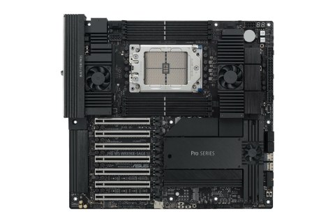 ASUS Płyta główna Asus Pro WS WRX90E-SAGE SE 1x sTR5 AMD ryzen Threadripper PRO 7000 SoC (8x DIMM, 4x SATA, 2x SlimSAS, 4xM.2, 2x10Gb