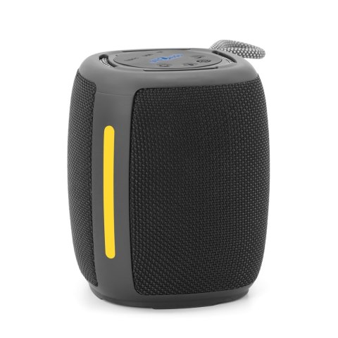 GEMBIRD GEMBIRD PRZENOŚNY GŁOŚNIK BLUETOOTH LED SPK-BT-LED-03-BK RMS 2X 5W, WBUDOWANY MIKROFON, KOLOR CZARNY, USB, AUX, MICROSD