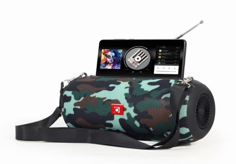 GEMBIRD GEMBIRD PRZENOŚNY GŁOŚNIK BLUETOOTH SPK-BT-17-CM FM-RADIO, WBUDOWANY MIKROFON, WZÓR MORO, USB, AUX, MICROSD