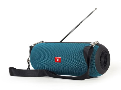GEMBIRD GEMBIRD PRZENOŚNY GŁOŚNIK BLUETOOTH SPK-BT-17-G FM-RADIO, WBUDOWANY MIKROFON, KOLOR ZIELONY, USB, AUX, MICROSD