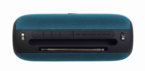 GEMBIRD GEMBIRD PRZENOŚNY GŁOŚNIK BLUETOOTH SPK-BT-17-G FM-RADIO, WBUDOWANY MIKROFON, KOLOR ZIELONY, USB, AUX, MICROSD