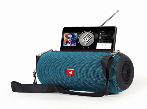 GEMBIRD GEMBIRD PRZENOŚNY GŁOŚNIK BLUETOOTH SPK-BT-17-G FM-RADIO, WBUDOWANY MIKROFON, KOLOR ZIELONY, USB, AUX, MICROSD