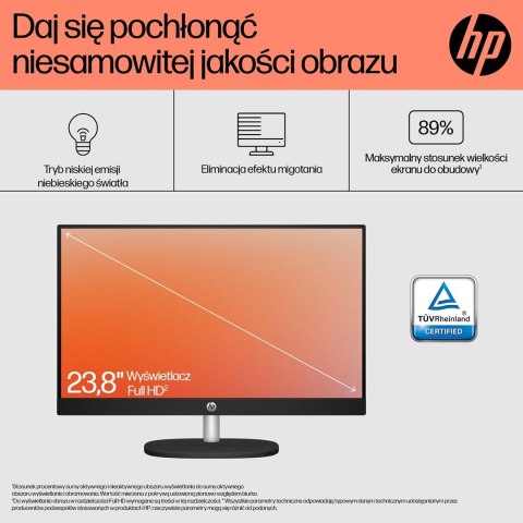 Hewlett-Packard HP AiO 24-cr0312nw Ryzen 5 7520 23.8" FHD IPS 250nits AG 16GB DDR5 SSD512 Radeon 610M Cam720p kB+Mouse Win11 Shell White 2Y