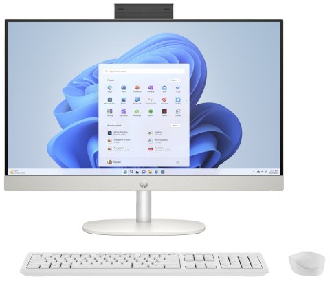 Hewlett-Packard HP AiO 24-cr0312nw Ryzen 5 7520 23.8" FHD IPS 250nits AG 16GB DDR5 SSD512 Radeon 610M Cam720p kB+Mouse Win11 Shell White 2Y