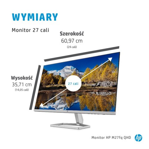 Hewlett-Packard MONITOR HP LED, IPS 27" M27fq (2H4B5E9) (WYPRZEDAŻ)
