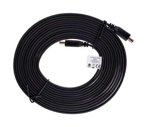 Lanberg Kabel Lanberg CA-HDMI-21CU-0050-BK (HDMI M - HDMI M; 5m; kolor czarny) Lanberg Kabel Lanberg CA-HDMI-21CU-0050-BK (HDMI M - HDMI M; 5m; kolor czarny)