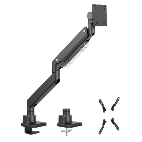 Maclean MACLEAN UCHWYT BIURKOWY DO MONITORA LCD 17-57", 27KG, VESA MAX 200X200 PODWÓJNE RAMIĘ MC-968