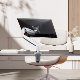 Maclean MACLEAN UCHWYT DO MONITORA PODWÓJNE RAMIĘ, ZE SPRĘŻYNĄ GAZOWĄ, 17"-45", 16 KG MC-969