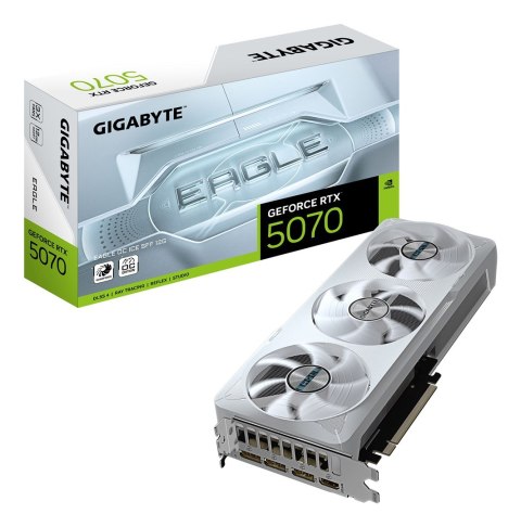 Gigabyte Karta graficzna Gigabyte GeForce RTX 5070 EAGLE OC ICE 12GB Gigabyte Karta graficzna Gigabyte GeForce RTX 5070 EAGLE OC ICE 12GB