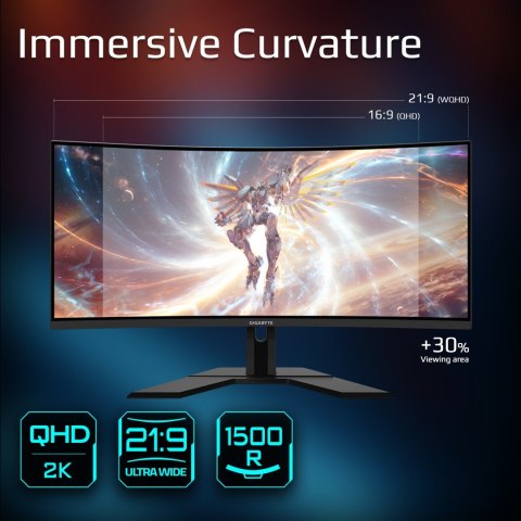 Gigabyte MONITOR GIGABYTE LED 34" G34WQCP 180Hz