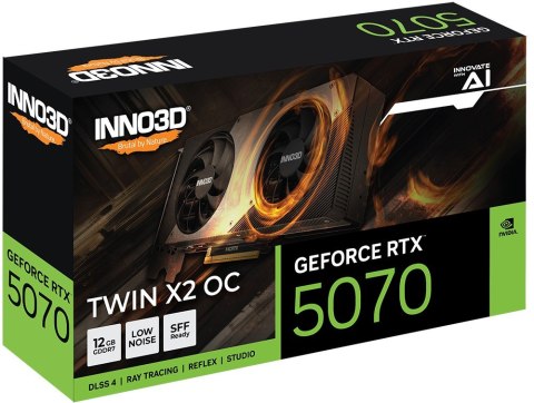 INNO3D Karta graf. INNO3D GeForce RTX 5070 TWIN X2 OC 12GB INNO3D Karta graf. INNO3D GeForce RTX 5070 TWIN X2 OC 12GB