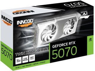 INNO3D Karta graf. INNO3D GeForce RTX 5070 Twin X2 OC WH.
