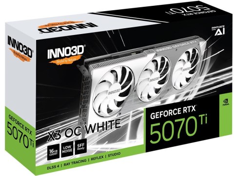 INNO3D Karta graficzna INNO3D GeForce RTX 5070 Ti X3 OC WHITE INNO3D Karta graficzna INNO3D GeForce RTX 5070 Ti X3 OC WHITE