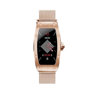 Kumi Smartwatch Kumi K18 Svarovski złoty