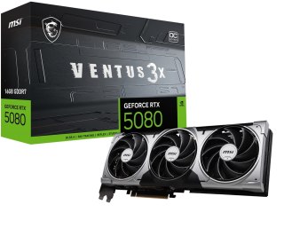 MSI Karta graf. MSI RTX 5080 16G VENTUS 3X OC