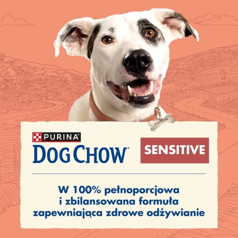 PURINA NESTLE PURINA DOG CHOW Adult Sensitive z łososiem - sucha karma dla psa - 14 kg