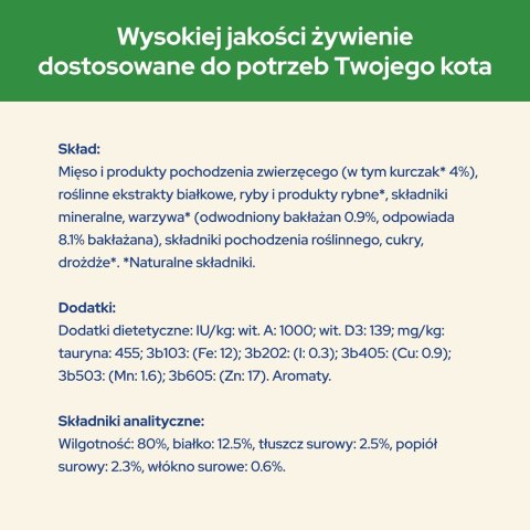 PURINA NESTLE Purina Cat Chow Sterilised z kurczakiem i bakłażanem w sosie - mokra karma dla kota - 85 g