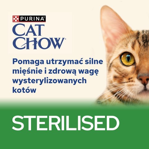 PURINA NESTLE Purina Cat Chow Sterilised z kurczakiem i bakłażanem w sosie - mokra karma dla kota - 85 g