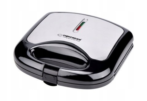 Esperanza Opiekacz do kanapek Esperanza ASIAGO EKT011 (1000W; kolor czarno-srebrny) Esperanza Opiekacz do kanapek Esperanza ASIAGO EKT011 (1000W; kolor czarno-srebrny)