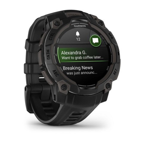 Garmin Smartwatch GARMIN Instinct 3 45mm Black