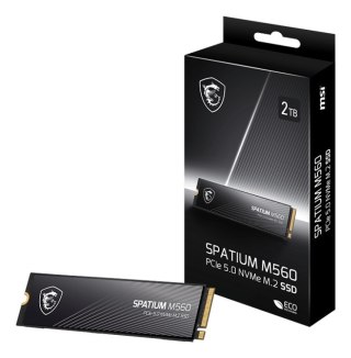 MSI Dysk SSD SPATIUM M560 2TB PCIe 5.0 NVMe M.2