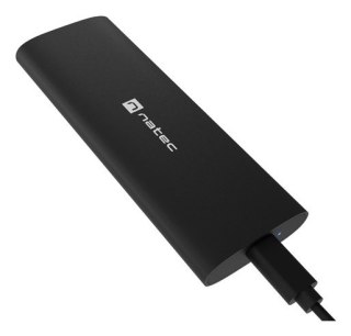 NATEC OBUDOWA SSD ZEWNĘTRZNA NATEC RHINO M.2 NVME LITE USB-C 3.1 GEN 2 ALUMINIUM
