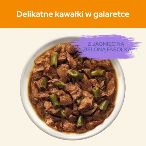 PURINA NESTLE PURINA Cat Chow Jagnięcina, zielona fasolka - mokra karma dla kota - 10x85 g