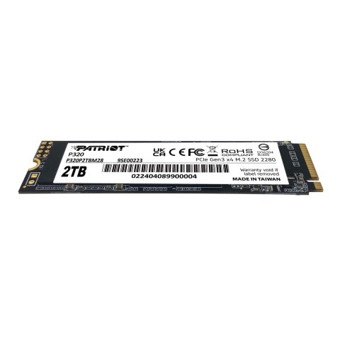 Patriot Memory Patriot Viper SSD P320 M.2 PCI-Ex4 NVMe 2TB 3GB/s Patriot Memory Patriot Viper SSD P320 M.2 PCI-Ex4 NVMe 2TB 3GB/s