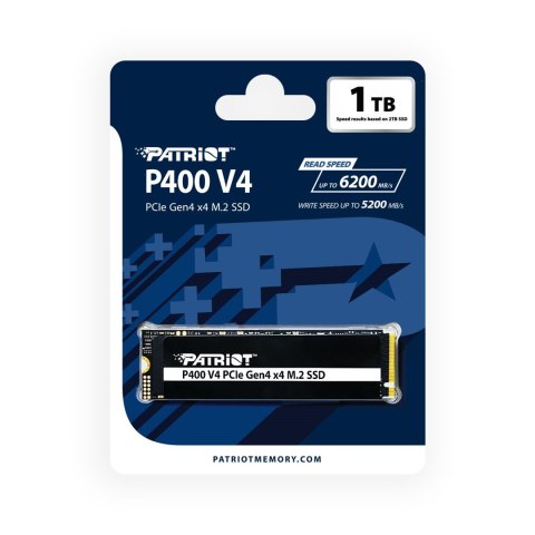 Patriot Memory SSD Patriot Viper P400 V4 M.2 PCI-Ex4 NVMe 1TB 6GB/s Patriot Memory SSD Patriot Viper P400 V4 M.2 PCI-Ex4 NVMe 1TB 6GB/s