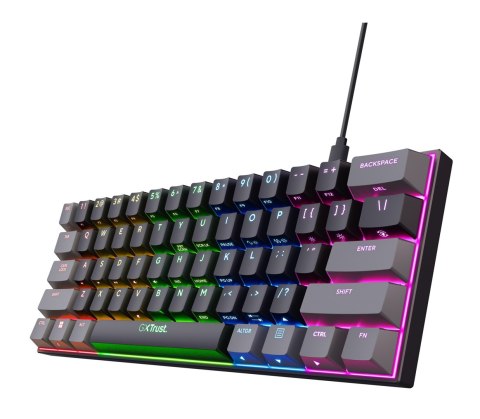 Trust Klawiatura gamingowa TRUST GXT867 Acira Black Trust Klawiatura gamingowa TRUST GXT867 Acira Black