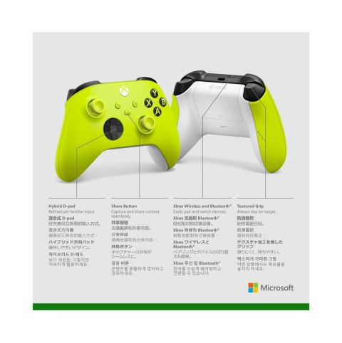Microsoft Microsoft Xbox kontroler bezprzewodowy Żółty (WYPRZEDAŻ) Microsoft Microsoft Xbox kontroler bezprzewodowy Żółty (WYPRZEDAŻ)