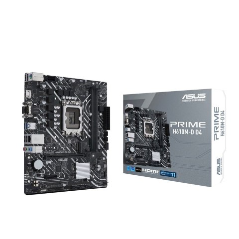 ASUS Płyta główna ASUS PRIME H610M-D D4 (WYPRZEDAŻ) ASUS Płyta główna ASUS PRIME H610M-D D4 (WYPRZEDAŻ)
