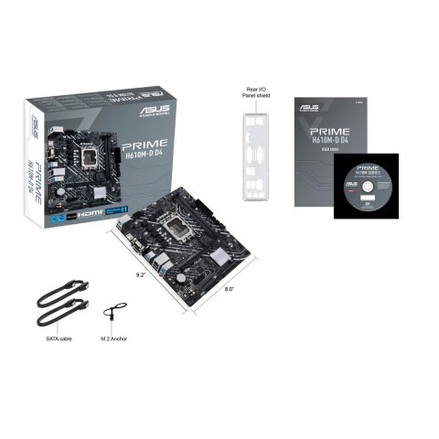 ASUS Płyta główna ASUS PRIME H610M-D D4 (WYPRZEDAŻ) ASUS Płyta główna ASUS PRIME H610M-D D4 (WYPRZEDAŻ)