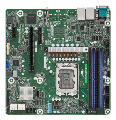 Asrock Płyta główna AsRock EC266D4U 1x LGA1700 Intel Xeon E-2400 C266 (4x DIMM, 8x SATA, 4xOCiLink, 1xM.2, 2x1Gbe, IPMI, mATX) Asrock Płyta główna AsRock EC266D4U 1x LGA1700 Intel Xeon E-2400 C266 (4x DIMM, 8x SATA, 4xOCiLink, 1xM.2, 2x1Gbe, IPMI, mATX)