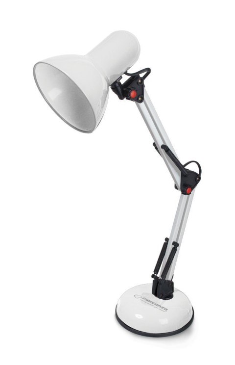 Esperanza ESPERANZA LAMPKA BIURKOWA E27 AVIOR BIAŁA ELD112W Esperanza ESPERANZA LAMPKA BIURKOWA E27 AVIOR BIAŁA ELD112W