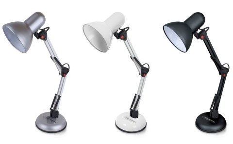 Esperanza ESPERANZA LAMPKA BIURKOWA E27 AVIOR BIAŁA ELD112W Esperanza ESPERANZA LAMPKA BIURKOWA E27 AVIOR BIAŁA ELD112W