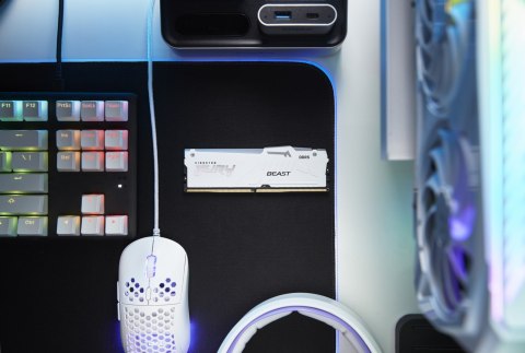 Kingston KINGSTON DDR5 32GB 6000MT/s CL30 DIMM FURY Beast White RGB XMP Kingston KINGSTON DDR5 32GB 6000MT/s CL30 DIMM FURY Beast White RGB XMP