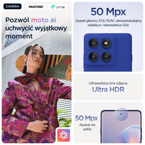Motorola Motorola Edge 60 Pro 5G 12/512GB Dazzling Blue Motorola Motorola Edge 60 Pro 5G 12/512GB Dazzling Blue
