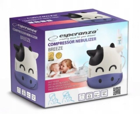 Esperanza Inhalator kompresorowy Esperanza BREEZE ECN001 (kolor biały) Esperanza Inhalator kompresorowy Esperanza BREEZE ECN001 (kolor biały)