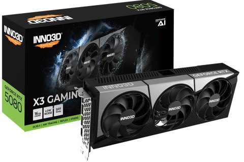 INNO3D Karta graficzna INNO3D GeForce RTX 5080 X3 OC INNO3D Karta graficzna INNO3D GeForce RTX 5080 X3 OC