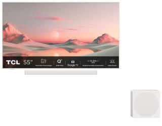 TCL Telewizor TCL NXTFrame 55A300 PRO QLED 55'' 4K Ultra HD 144Hz Google TV Dolby Vision IQ Biały