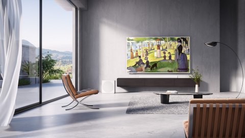 TCL Telewizor TCL NXTFrame 55A300 PRO QLED 55'' 4K Ultra HD 144Hz Google TV Dolby Vision IQ Biały