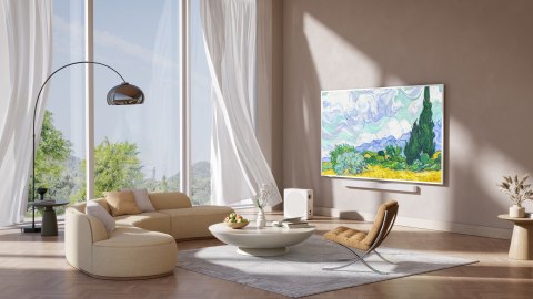 TCL Telewizor TCL NXTFrame 55A300 PRO QLED 55'' 4K Ultra HD 144Hz Google TV Dolby Vision IQ Biały