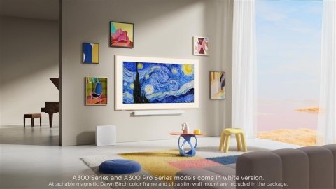 TCL Telewizor TCL NXTFrame 55A300 PRO QLED 55'' 4K Ultra HD 144Hz Google TV Dolby Vision IQ Biały