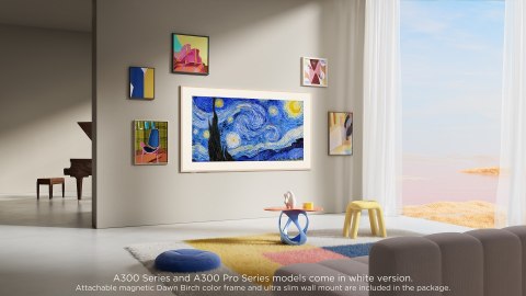 TCL Telewizor TCL NXTFrame 75A300W QLED 75'' 4K Ultra HD 144Hz Google TV Dolby Vision IQ Biały