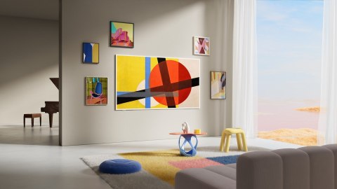 TCL Telewizor TCL NXTFrame 75A300W QLED 75'' 4K Ultra HD 144Hz Google TV Dolby Vision IQ Biały