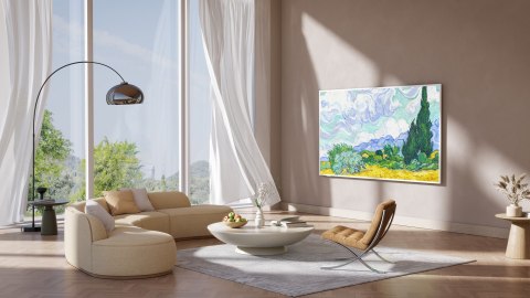TCL Telewizor TCL NXTFrame 75A300W QLED 75'' 4K Ultra HD 144Hz Google TV Dolby Vision IQ Biały
