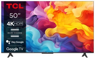 TCL Telewizor TCL 50P655 LED 50" 4K Ultra HD Google TV Dolby Vision DVB-T2 Czarn